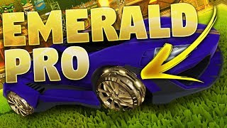 NEW EMERALD PRO WHEELS ON ROCKET LEAGUE | RLCS REWARD ITEM