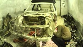 Разборка автомобиля Москвич-2141. Часть 18. Снятие рулевой рейки и проводки
