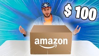 ABRINDO UMA CAIXA MISTERIOSA DE $100 DA AMAZON !!