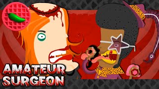 Brain Surgery & Bling! -- Let's Play Amateur Surgeon (Adult Swim Flash Game)