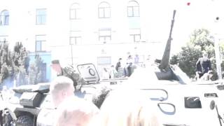День Победы в Симферополе. Выставка военной техники