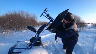 Мотобуксировщик толкач Альбатрос XL8