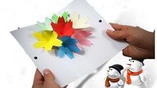 Как Сделать  Открытку 3d своими руками на Новый год
