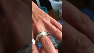 Trauringe als Drehring in Mokume Gane