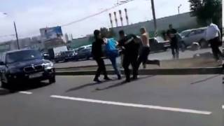 Драка. Армяне против Русских