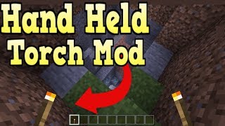Hand Held Torches Mod/Addon In Minecraft Bedrock Edition