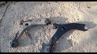 Замена передних рычагов Мазда 3 BK за 2 минуты