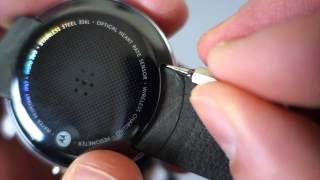 How to:  Change Moto 360 Watch Bands