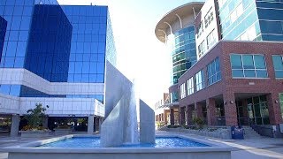 Америка. Юта. Обзор Центра города Sugar house. Солт Лейк Сити. Прогулка. Осень.
