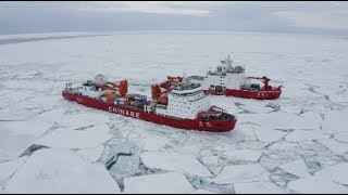 China's Icebreaker Xuelong 2 Departs from Antarctica Research Station