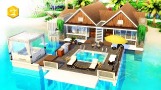 Modern bungalow | Two family house | NoCC | The Sims 4 Speed Build (Stop Motion)