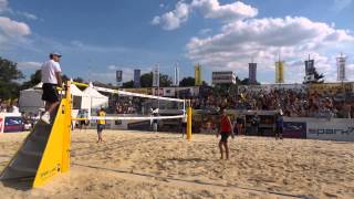 38 point set - Austria vs. Ukraine - CEV Satellite Baden 2012