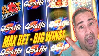? BIG WIN HOT GAME ? Quick Hits Jackpots Slot Machine MAX BET! | Slot Traveler