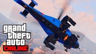GTA Online Doomsday Heist DLC Stealth Chopper Trolling (GTA Online Doomsday Heist Free Roam)