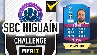 91 RATED GONZALO HIGUAIN SBC! - #FIFA17 Ultimate Team
