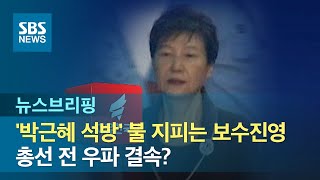 '박근혜 석방' 불 지피는 보수진영…총선 전 우파 결속? / SBS / 주영진의 뉴스브리핑