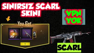 PUBG MOBİLE BEDAVA SINIRSIZ SCARL VE ÇANTA SKİNİ NASIL ALINIR ?