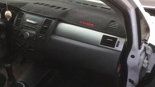 Накидка на панель Nissan Tiida. Заказ на kovrik30.ru