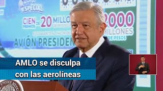Quien no quiera viajar conmigo, que compre un boleto para otro día: AMLO