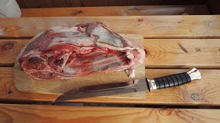 Пластунский Нож, Сталь Кованая 95х18. Разделка Мяса