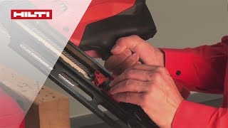 Hilti GX 90-WF: Обслуживание