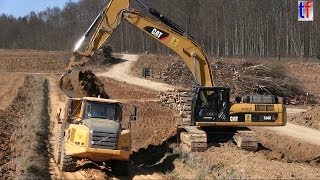 CAT 336D LN, 725, Volvo A25E,... - NBS Stuttgart - Ulm / PFA 2.3, Scharenstetten, 20.03.2014.