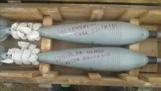 Cəbhədə ermənilərə atılan mərmilərin üzərinə bu sözlər yazıldı Ekber Ekberov