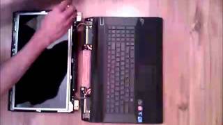 Laptop screen replacement / How to replace laptop screen Asus G73JH-BST7