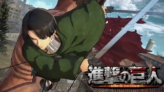 Attack on Titan Game Levi Ackerman 7+ Minute Gameplay - Escaping Death! (PS4)