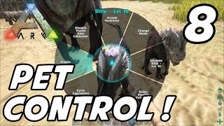 ARK Survival Evolved - E08 "Pet Commands!" (Gameplay / Playthrough / 1080p)