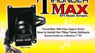 ThunderMax TBW: How to Install the TMax Tuner Software
