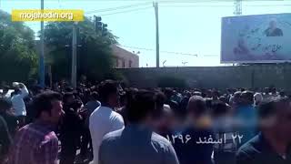 اهواز - نیروی انتظامی بهوش باش ما کارگریم نه اوباش
