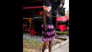 Красивые вязаные платья для женщин. Сrocheted and Knitting dresses for women