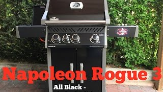 Napoleon Rogue 3 Gasgrill - All Black Limited Edition