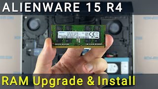 Alienware 15 R4 How to Upgrade and Install RAM memory