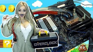 Разгон процессора i9-7980XE под водопроводом! Aorus X299 Master.