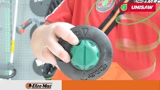 Как намотать леску на триммер. Триммерная головка Oleo-Mac Load & Go