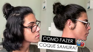 Coque Samurai | Cabelo masculino - Gabriel Souza