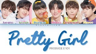 [PRODUCE X 101] Crayon Pastel (크레파스)  'Pretty Girl (이뻐 이뻐)' (Color Coded Han/Rom/Eng Lyrics)