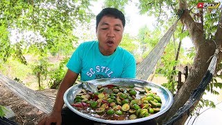 ดูไปกลืนน้ำลายไป!!? ตำบักม่วงป่า หอมๆๆ กินแก้แดด!! สุดยอดความแซ่บมาโฮมกันเลย!!