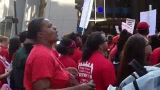 Chicago Teachers' Strike: Rally outside CPS headquarters, Monday Sep. 10 2012