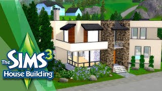 CASA MODERNA Y BONITA EN LOS SIMS 3 (JUEGO BASE) | Speed Build