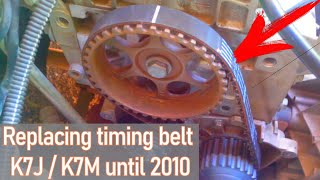 Replacement Timing Renault Logan 1,6 8V until 2010 release. | #Videolecture
