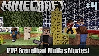Minecraft - World in a Jar - PVP na Jarra de PEDRA! FRENÉTICO! - Parte #4