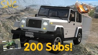 200 SUB SPECIAL! Montage Of BeamNG Drive And A Thank you!