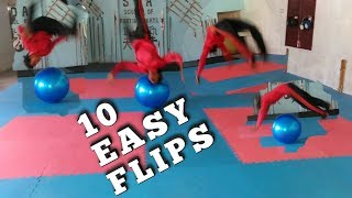 10 Easy Flips For Beginners | Self Defense Academy