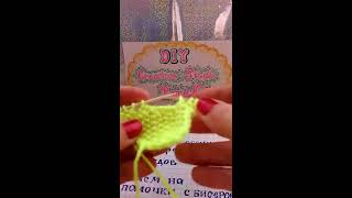 DIY/мини-свитер/декор скрапбукинга без затрат/вязаный декор/scrapbooking