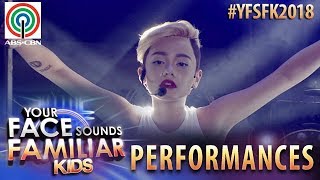 Your Face Sounds Familiar Kids 2018: Krystal Brimner as Miley Cyrus | Wrecking Ball