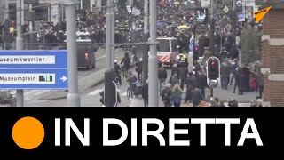 #Amsterdam: no-vax in piazza nonostante divieto degli assembramenti