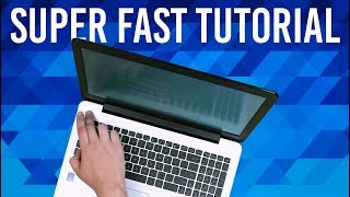 Laptop screen replacement / LCD repair [Asus F555l]